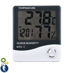 Đồng Hồ Đo Nhiệt Độ, Độ Ẩm, Thời Gian HTC1 Bản Nâng Cấp Có Báo Thức