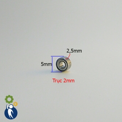 Vòng Bi Trục 2mm 2x5x2.5 MR52zz