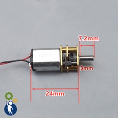 Motor Giảm Tốc N20 3-9V 108rpm Điện áp 5V 60rpm