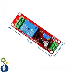 Mạch Tạo Thời Gian Trễ Đóng Ngắt Relay NE555 12V