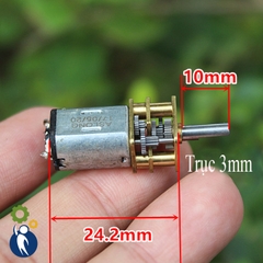 Motor Giảm Tốc N20 1.5-6V 96rpm Điện áp 5V 80rpm