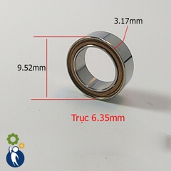 Vòng Bi Trục 6.35mm 6.35x9.52x3.17mm R168zz