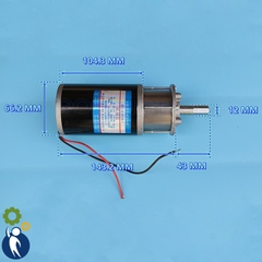 Motor Giảm Tốc 220V 100W 48rpm Bánh Răng Kim Loại Tặng Kèm Diot