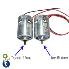 Motor 887 23000rpm 12-18V 500W Trục 5mm Đầu Ra Dài 12.5mm Chổi Than Rời