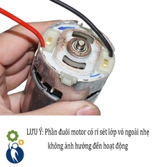 Motor 887 23000rpm 12-18V 500W Trục 5mm Đầu Ra Dài 10mm Chổi Than Rời