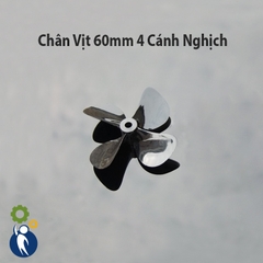 Chân Vịt 60mm 4 Cánh Nghịch