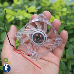 Quạt Tản Nhiệt Mini 6x6x1.2cm 12V 0.45A Có Đèn Led