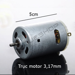 Motor 12V Mã 545 5000rpm Trục Có Lỗ