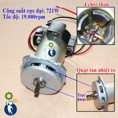 Motor Công Suất Siêu Cao 12V-18V 721W 19000rpm