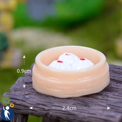 Bánh Bao Hấp 2.4x0.9cm