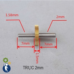 Bánh Răng Đồng Trục 2mm 41 Răng 0.2M