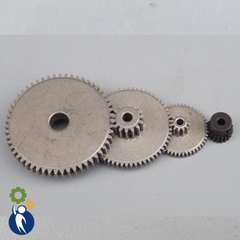 Bánh Răng Thép Trục 4.1mm 15 Răng 0.8M 59 Răng 0.6M