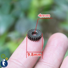 Bánh Răng Thép Trục 4mm 23 Răng 0.4M