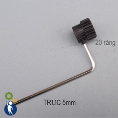 Bánh Răng Thép Trục 5mm 20 Răng 0.5M