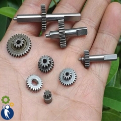 Bánh Răng Thép Trục 2mm 10 Răng 0.4M 23 Răng 0.4M