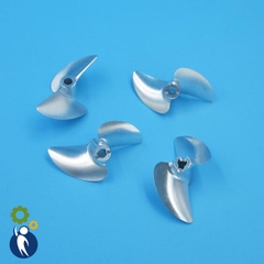 Bộ Chân Vịt 36mm Trục 3mm Kim Loại Thuận Nghịch