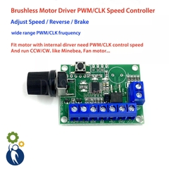 Bộ Điều Khiển Từ Xa Động Cơ Không Chổi Than Tín Hiệu CLK/PWM Minebea/Nidec, Chế Điều Khiển Từ Xa Quạt Gió Nhanh Chậm Tiến Lùi