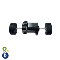 Bộ Khung Xe Motor Giảm Tốc 3-5V Có 2 Bánh Xe