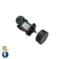 Bộ Khung Xe Motor Giảm Tốc 3-5V Có 2 Bánh Xe