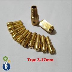 Bộ 10 Đầu Kẹp Mũi Khoan Trục 3.17mm