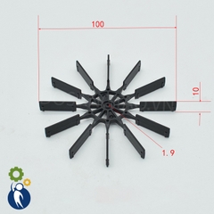 Cánh Quạt 10cm 12 Cánh Trục 2mm