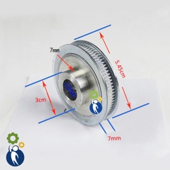 Pulley Trục 10mm - 80 Răng