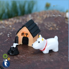 Chó Mô Hình + Chuồng