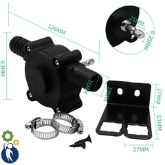 Đầu Chuyển Máy Khoan Thành Máy Bơm Nước Đầu Lục Giác