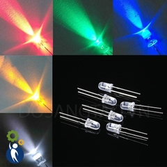 Đèn Led Xanh Tím 3V