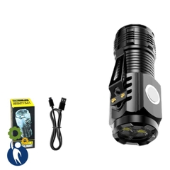 Đèn Pin 3 Mắt Kèm Cáp USB
