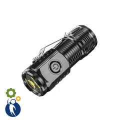 Đèn Pin 3 Mắt Kèm Cáp USB