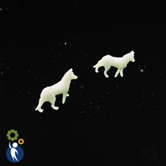 Chó Sói Mô Hình 1.3x0.9cm