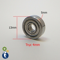 Vòng Bi Trục 4mm 4x13x5mm 624zz