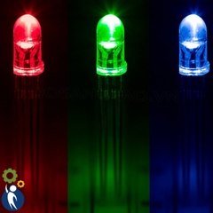 Led 7 Màu RGB 4 chân Siêu Sáng 5mm