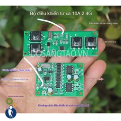 Mạch Điều Khiển Từ Xa 4 Kênh 2.4G Mạch Phát 3-4.5V Mạch Thu 4.5-12V 10A