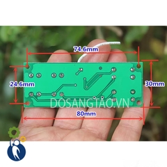 Mạch Điều Khiển Từ Xa 4 Kênh 2.4G Mạch Phát 3-4.5V Mạch Thu 4.5-12V 10A
