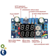 Mạch Sạc MPPT 5A Cho Pin Mặt Trời Có Hiển Thị