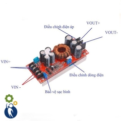 Mạch Tăng Áp DC 10-60V Lên 12-83V 1200W