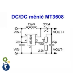 Mạch Tăng Áp DC MT3608 2A DC 2-24V Lên 5-26V