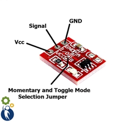 Module Nút Cảm Biến Chạm TTP223 Touch Sensor Cảm Ứng Điện Dung