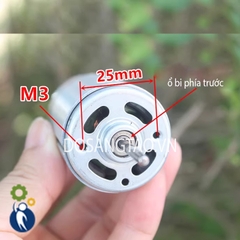 Motor 12V-24V 12900rpm Mã 555 10W