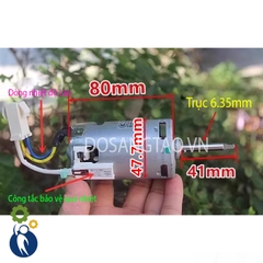 Motor 220V 15000rpm 130W Có Công Tắc Bảo Vệ Quá Nhiệt Có Thể Làm Máy Phát Điện Tặng Kèm Diot