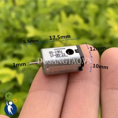 Motor 3V-6V Tốc Độ Cao 51000rpm Mã N21 Điện Áp 5V 43000rpm