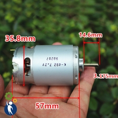 Motor 5-9V Mã 550 21000rpm Motor 7.2V 16800rpm