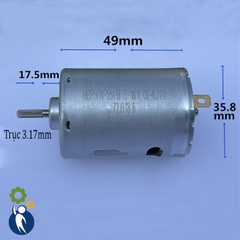 Motor 6-18V 38200rpm Mã 545 Motor 12V 25200rpm
