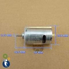 Motor 6V-9V Mã 540 24000rpm, 7.4V 19800rpm