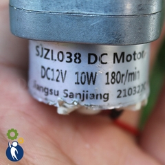 Motor Giảm Tốc 12V 180rpm 10W Có Thể Làm Máy Phát Điện