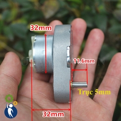 Motor Giảm Tốc 12V 24rpm