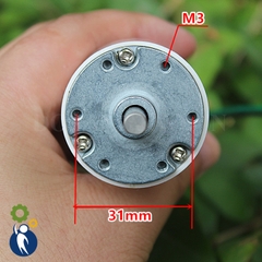 Motor Giảm Tốc 12V-24V 24rpm Bánh Răng Kim Loại