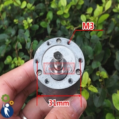 Motor Giảm Tốc 12V 380rpm Bánh Răng Kim Loại